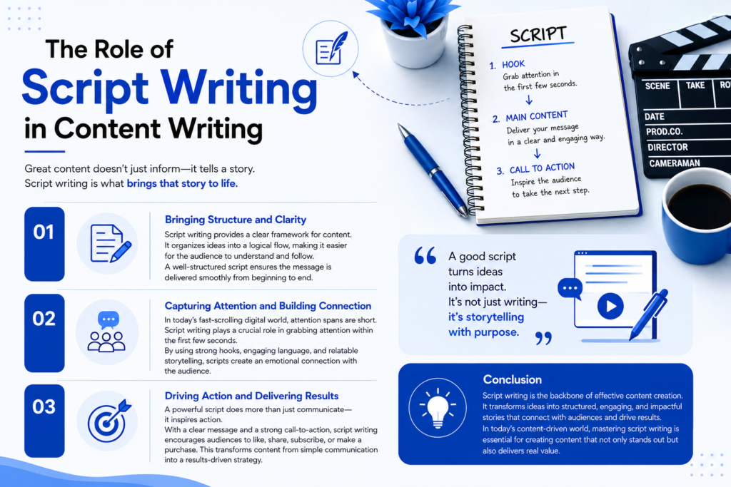 The Role of Script Writing in Content Writing